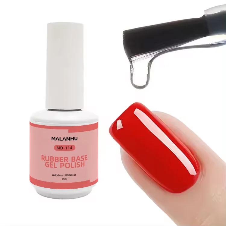 Professionally Rubber Base Uv Gel Nail Polish 15ml clear Base Top Coat For Natural Nails gel