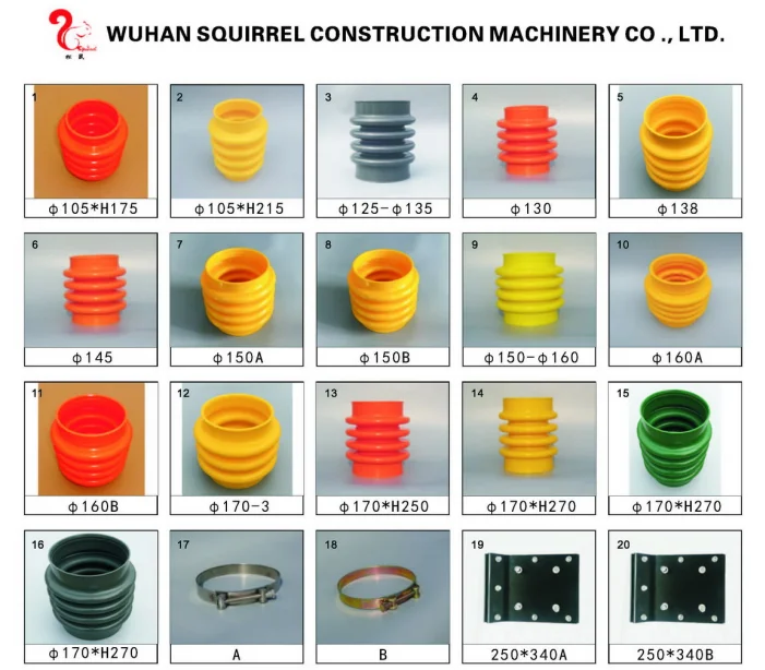 170mm WACKER compactor bellows boot foot for Mikasa rammer bellows BS50 BS60-2 BS60-2i BS60-4 BS600