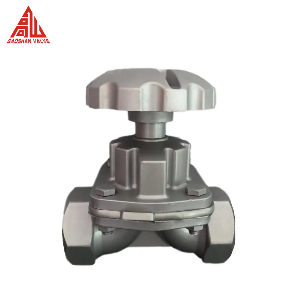 Diaphragm Valve BSP NPT Cast Iron Stainless Steel Thread Diaphragm Valve