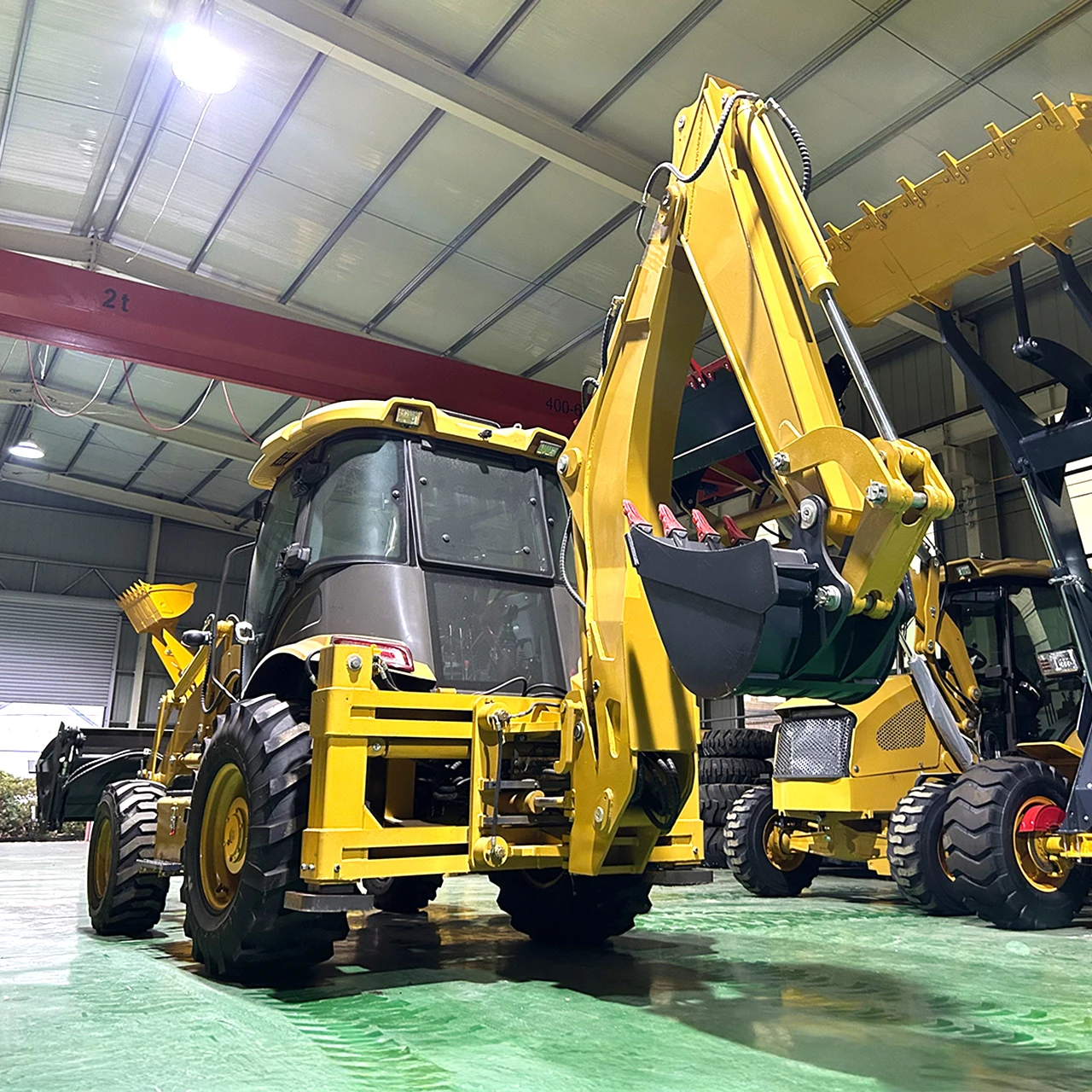 Chinese tractor New Backhoe Loader 4x4 Backhoe Price Mini Tractor Front End Compact Backhoe Loader With Excavator