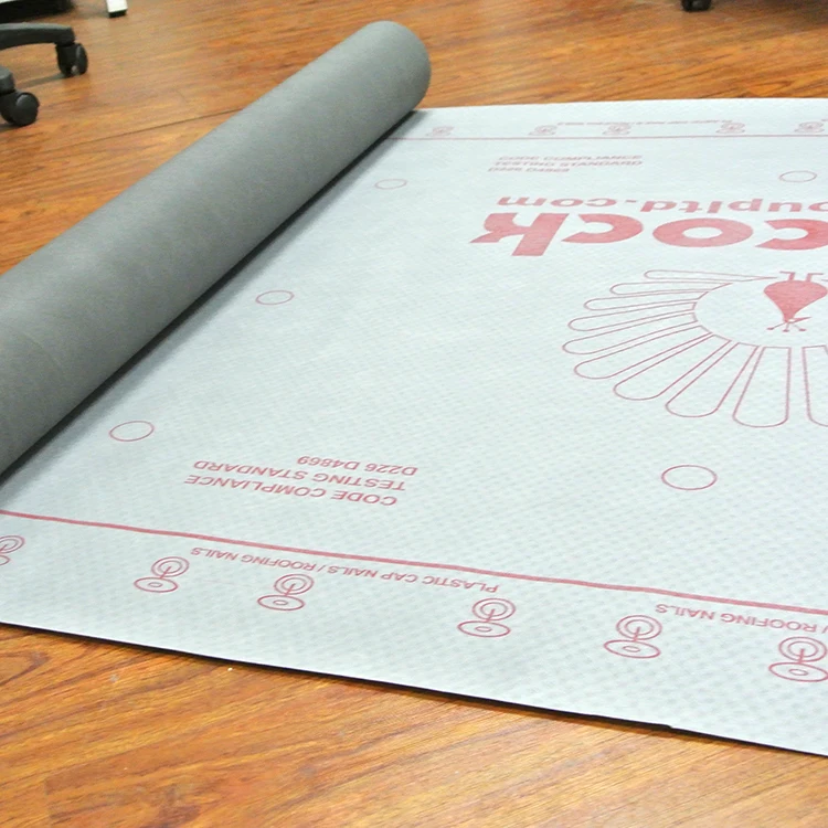 Waterproof membrane synthetic roofing gasket instead of 15# felt