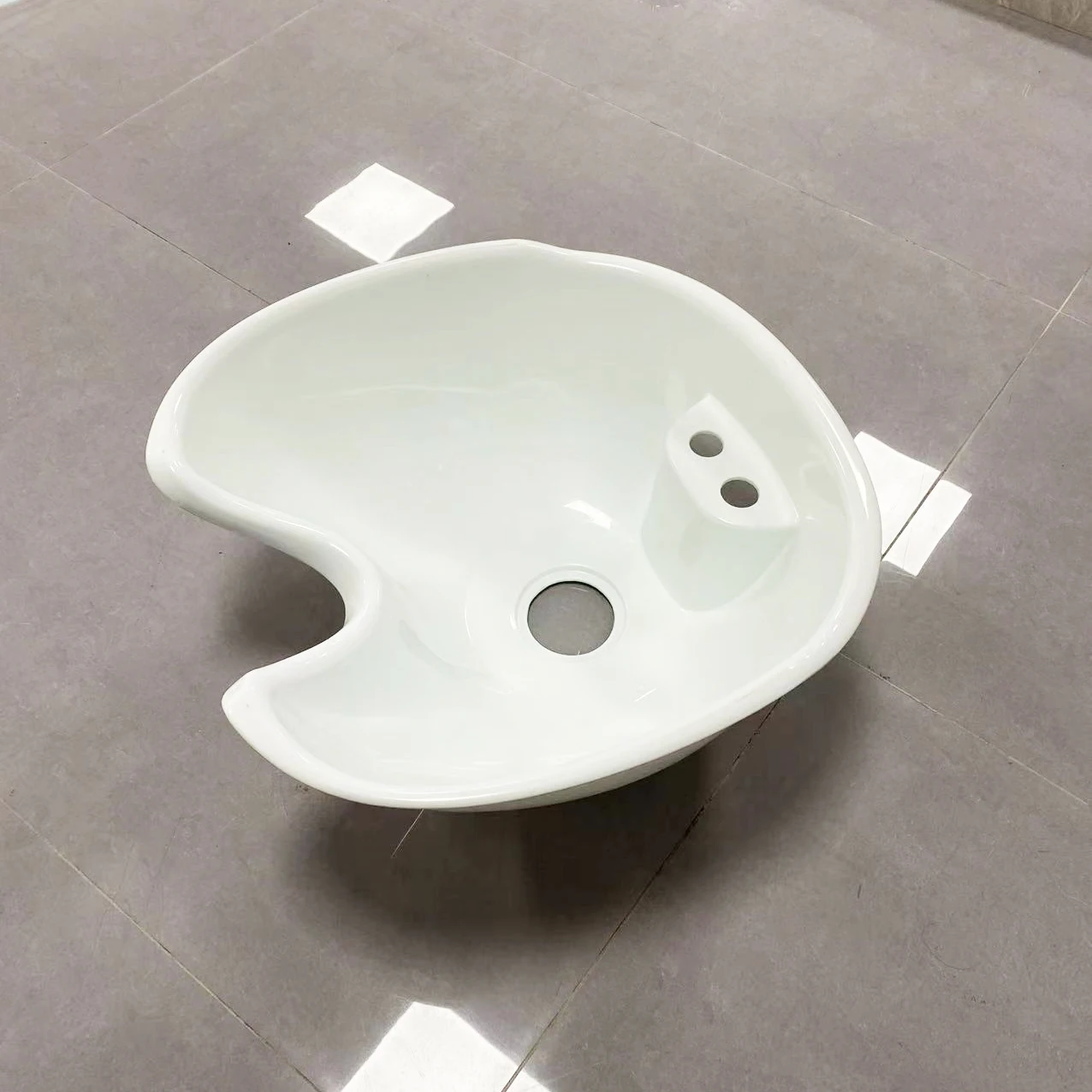 Salon Chair Parts Plastic Salon Shampoo Chair Frame Barber Salon Washing Shampoo Bowl Sink and Chars