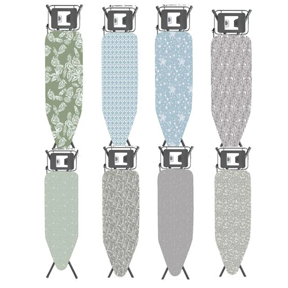 Customizable Pattern 100% Cotton Coating Fireproof Heat Resistant Printed Metallic Coated Ironing Board Cover