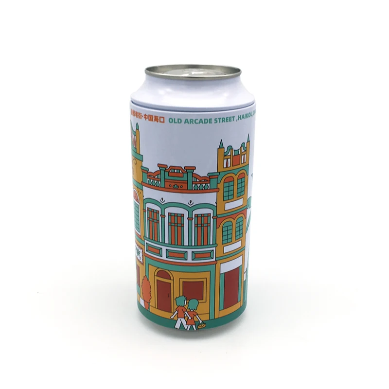 Hot Sale Cylinder Beer Stash Tin Storage Tin Can Cola Shape Beer Shape Towel Underwear Sock T-shirt Packaging Tin Boxes