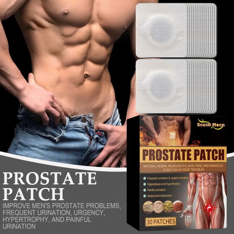 Prostatic Navel Natural Relieve Urinary Plaster Treatment Herbal Prostate Cushion Male Health Patch