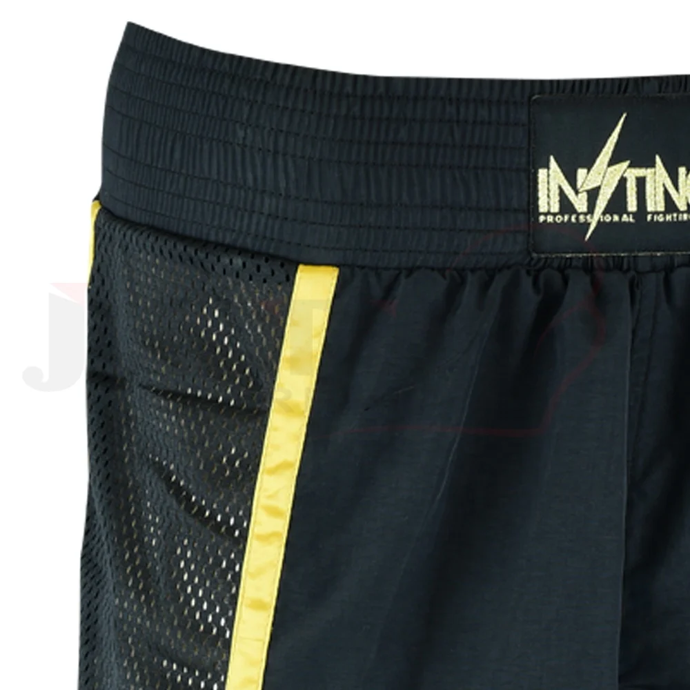 New Design Wholesale trouser custom kickboxing pant with logo muay thai trouser black color