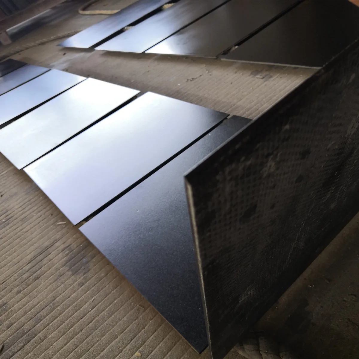 Modern Design Shanxi Black Granite Panel Fiberglass Backed Indoor Wall Fireproof Antibacterial Composite Panels Exterior