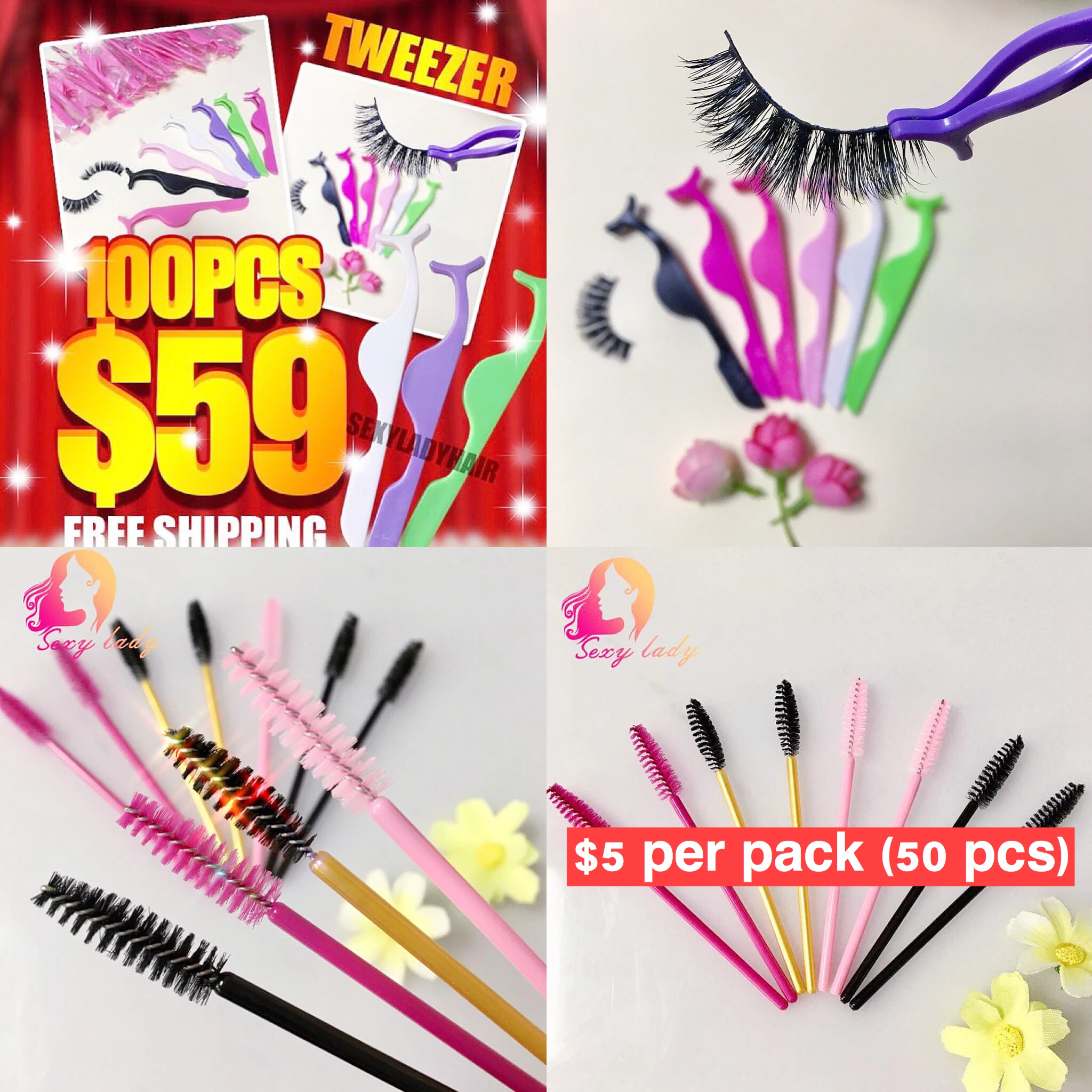 Colorful eyelashes tweezer,wholesale lashes plastic tweezers