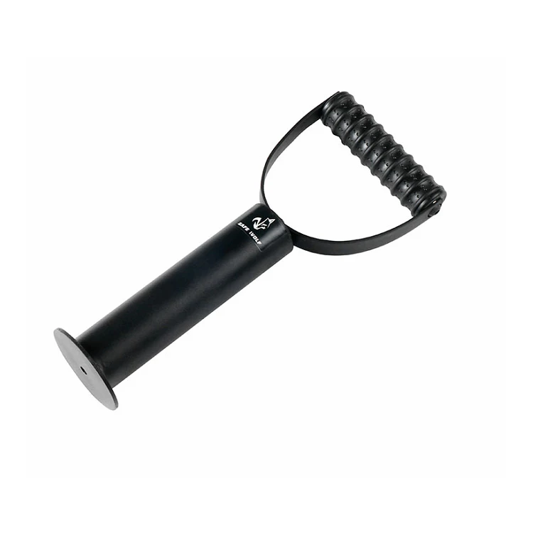 Black Fitness Equipment Barbell Slice Support Frame Easy To Assemble Barbell Bracket With Handle