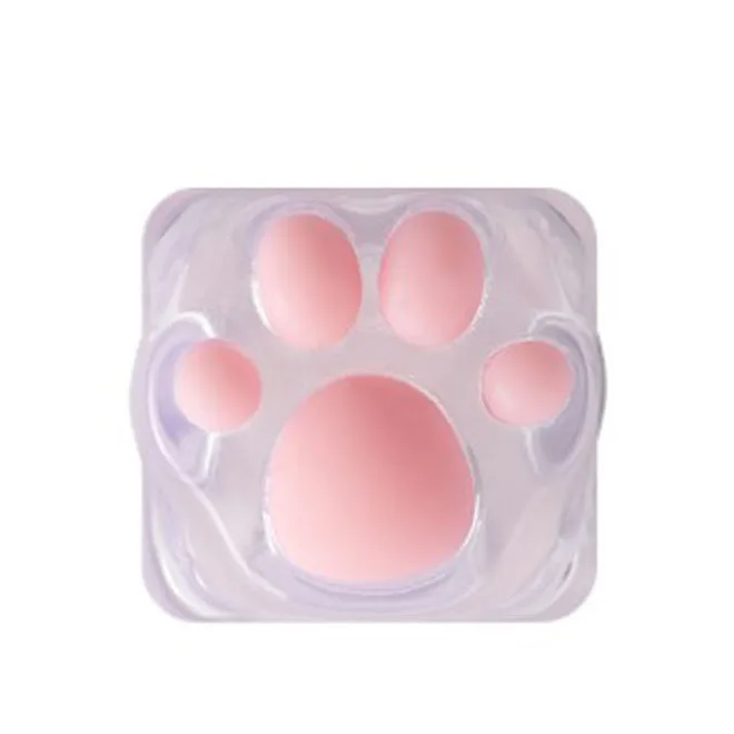 For Transparent cat paw cute 3D printing cat paw keycap personality creative custom keycap