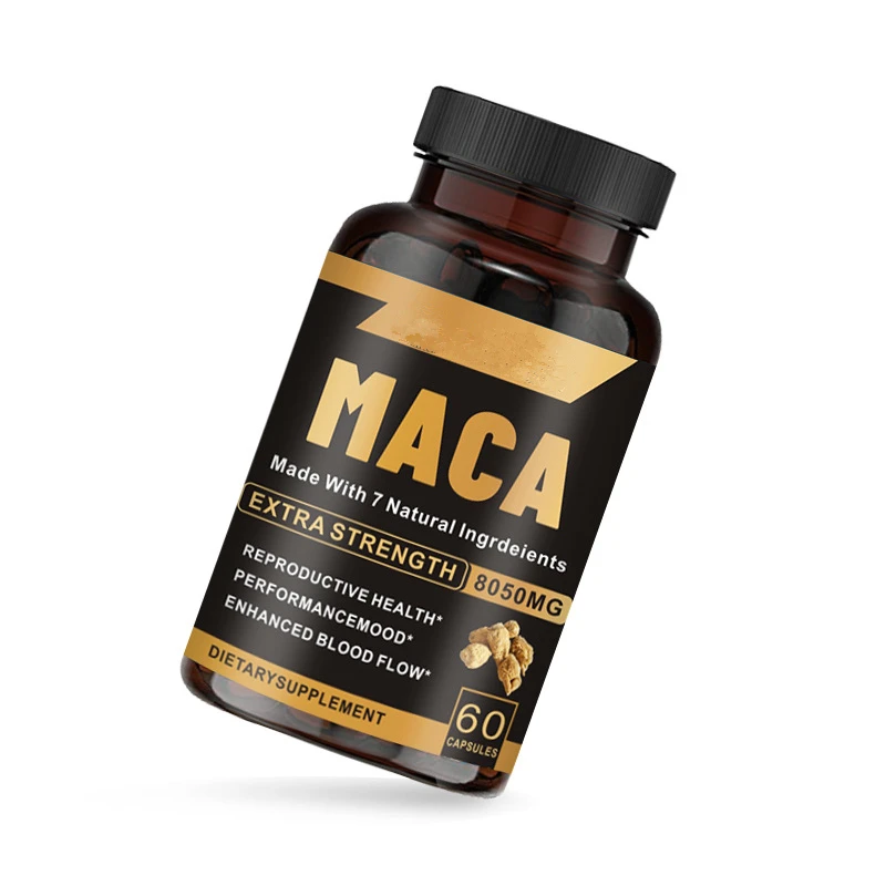 Yixuanda Hot selling Men Supplement Maca Capsules Boost Men Power Energy Natural Booster Strong Maca