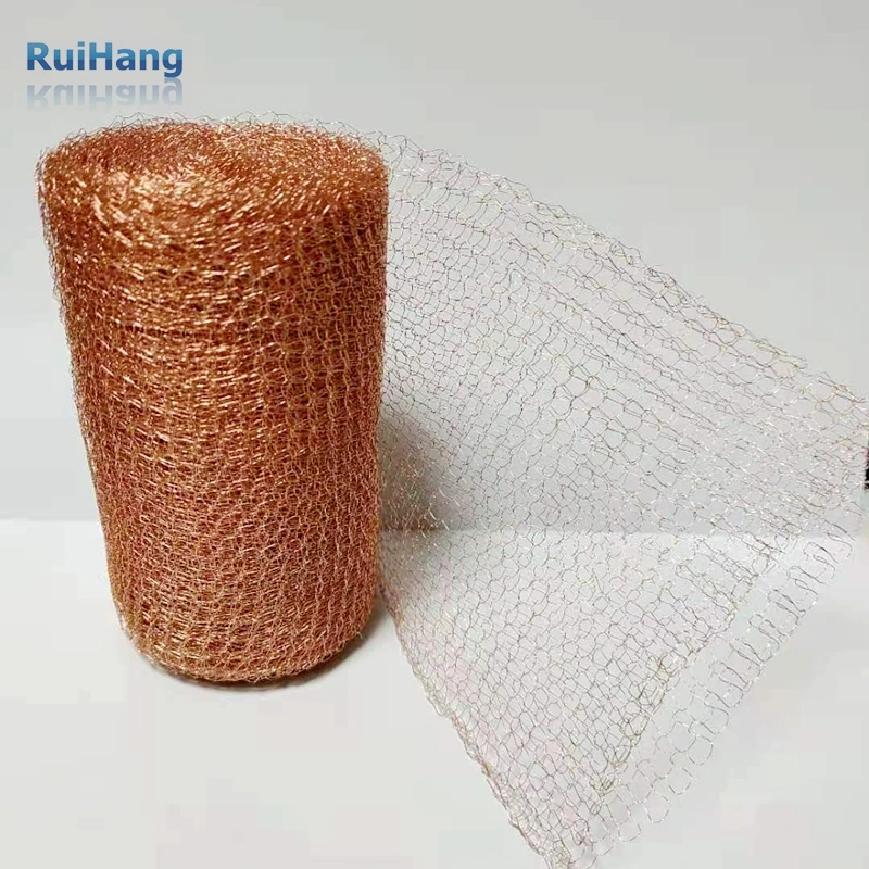 Factory direct sale Pure Copper Mesh Roll Fill Fabric Pest Control Wire Mesh Slugs Snails Rats with free sample