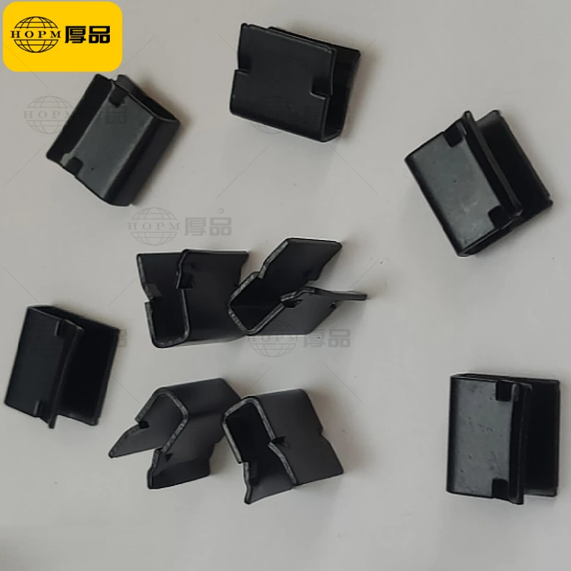 China Manufacturing 4g Black Rotor Balancing Pin Double Hook 65MN Material Spray Fan Balancing Clip