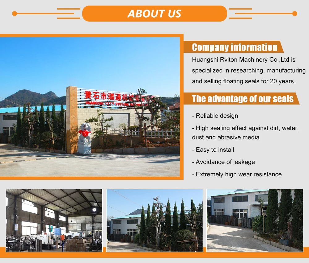 Mining electric scraper final drive floating oil seal 04699733 travel motor duo cone seal for TORO400