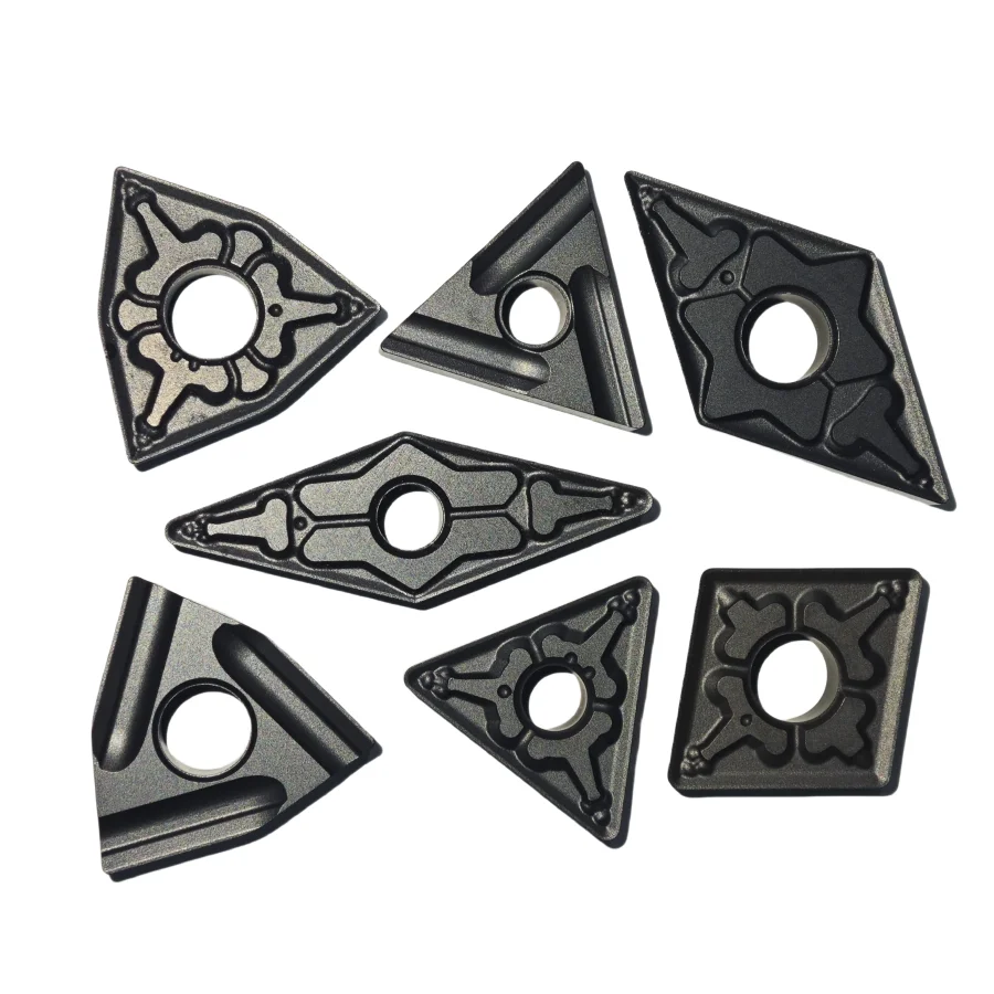 Coated PVD Lathe Turning Tool Holder Replacement Insert Carbide Turning Cutter Insert for Steel and Stainless Steel