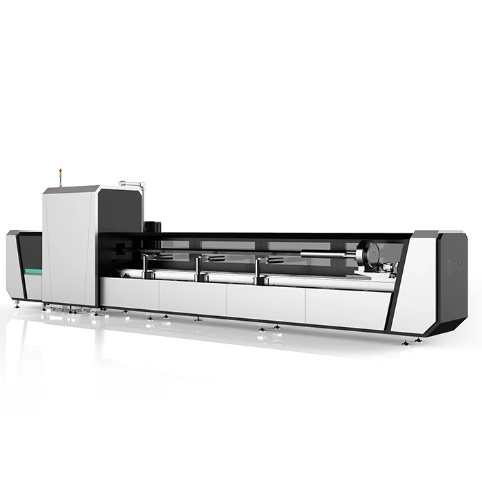 High efficiency three-card disk zero tail laser cutting machine