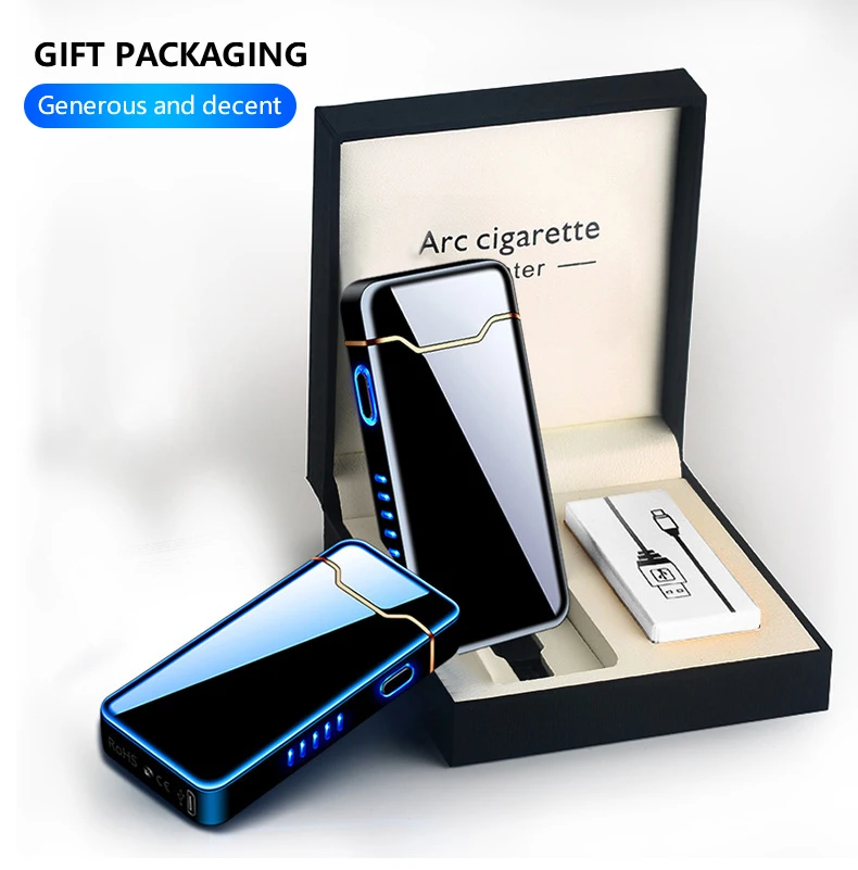 Big flame rechargeable USB novelty Eco-friendly lighter for wholsesaler