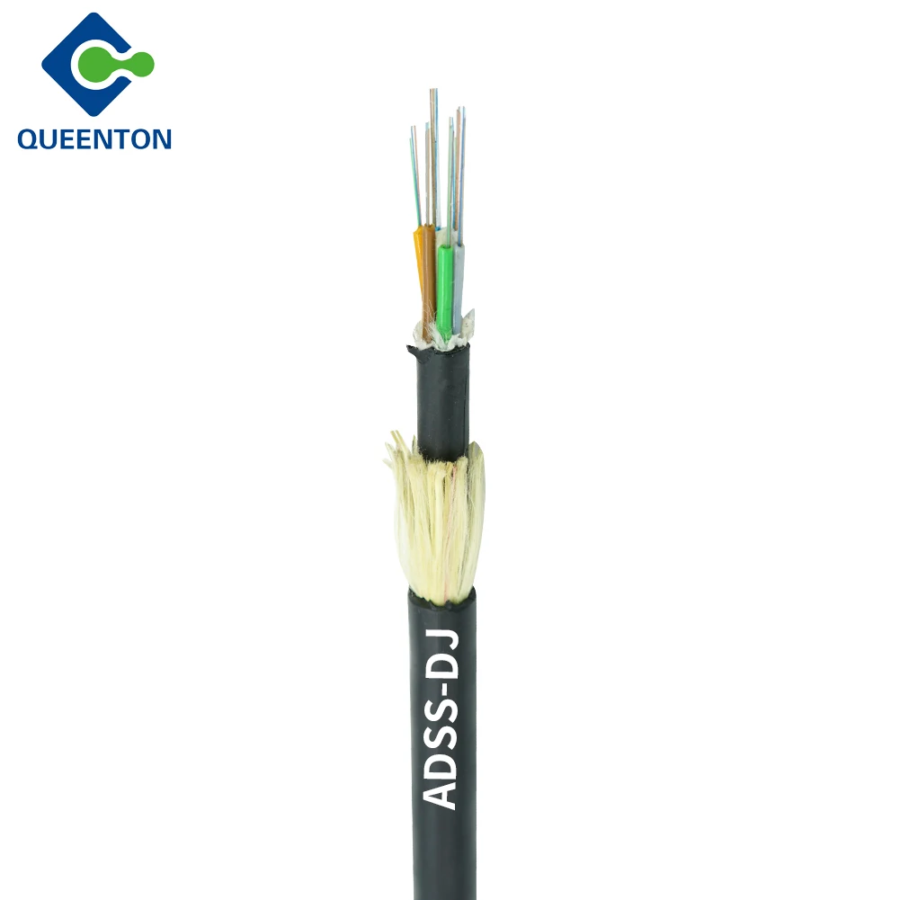 Лучшая цена оптоволоконный кабель FTTH наружный волоконно-оптический ADSS G652D