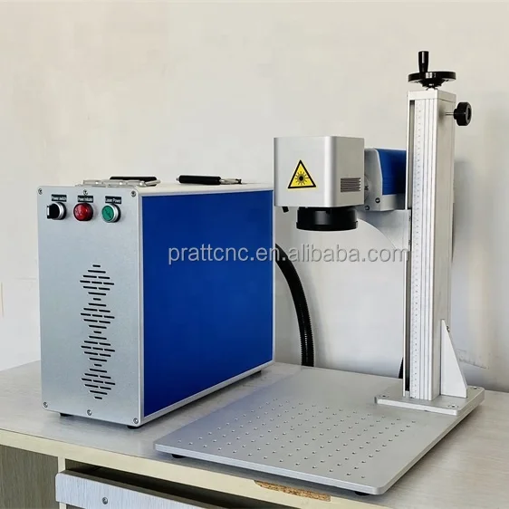 Pen Logo Nameplate Galvo Raycus Jpt Fiber Engraving Laser Marking Machine Small Handheld Split Optical Non Metal Deep Marking
