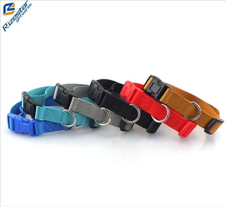 Cheap Price Eco-Friendly Soft Polyester Personalized Custom Embroidered Dog Collar Wholesale Cool Dog Collar