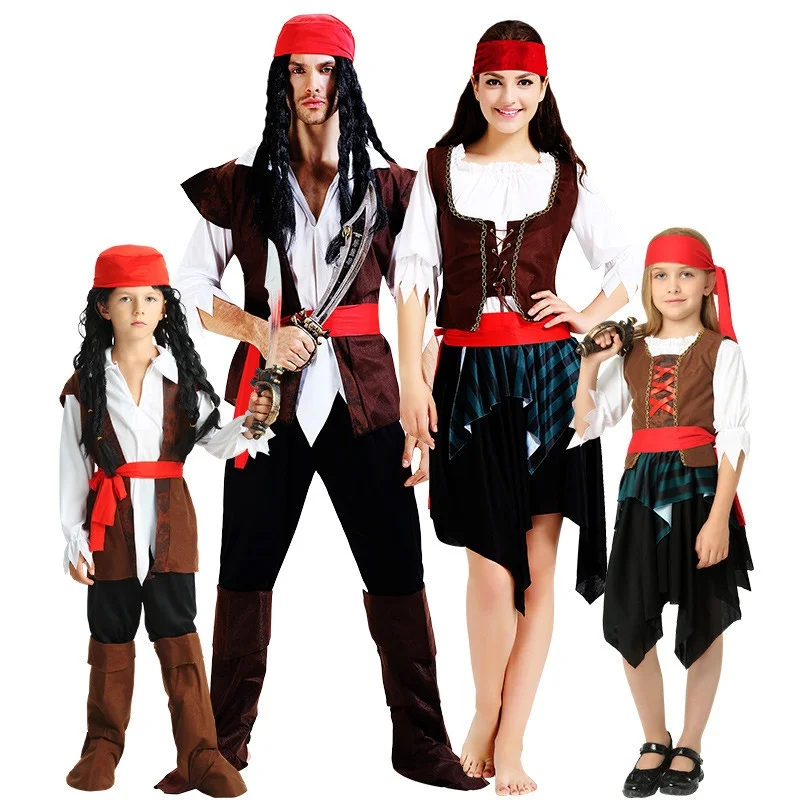 Manufacturers Direct Selling Party Halloween Cosplay Costume Adult Pirate for Men
