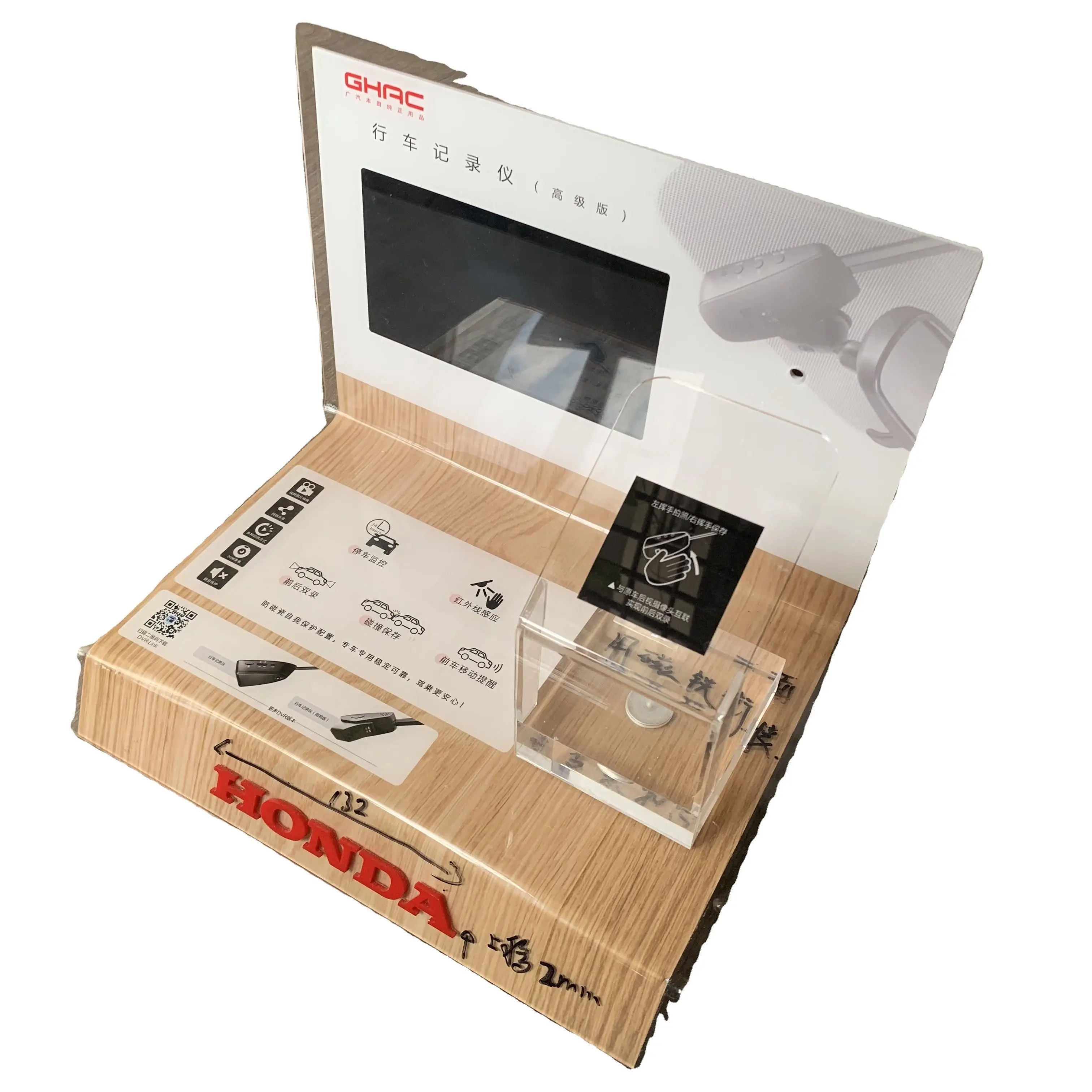 customize retail store display stand acrylic material LCD display advertising display