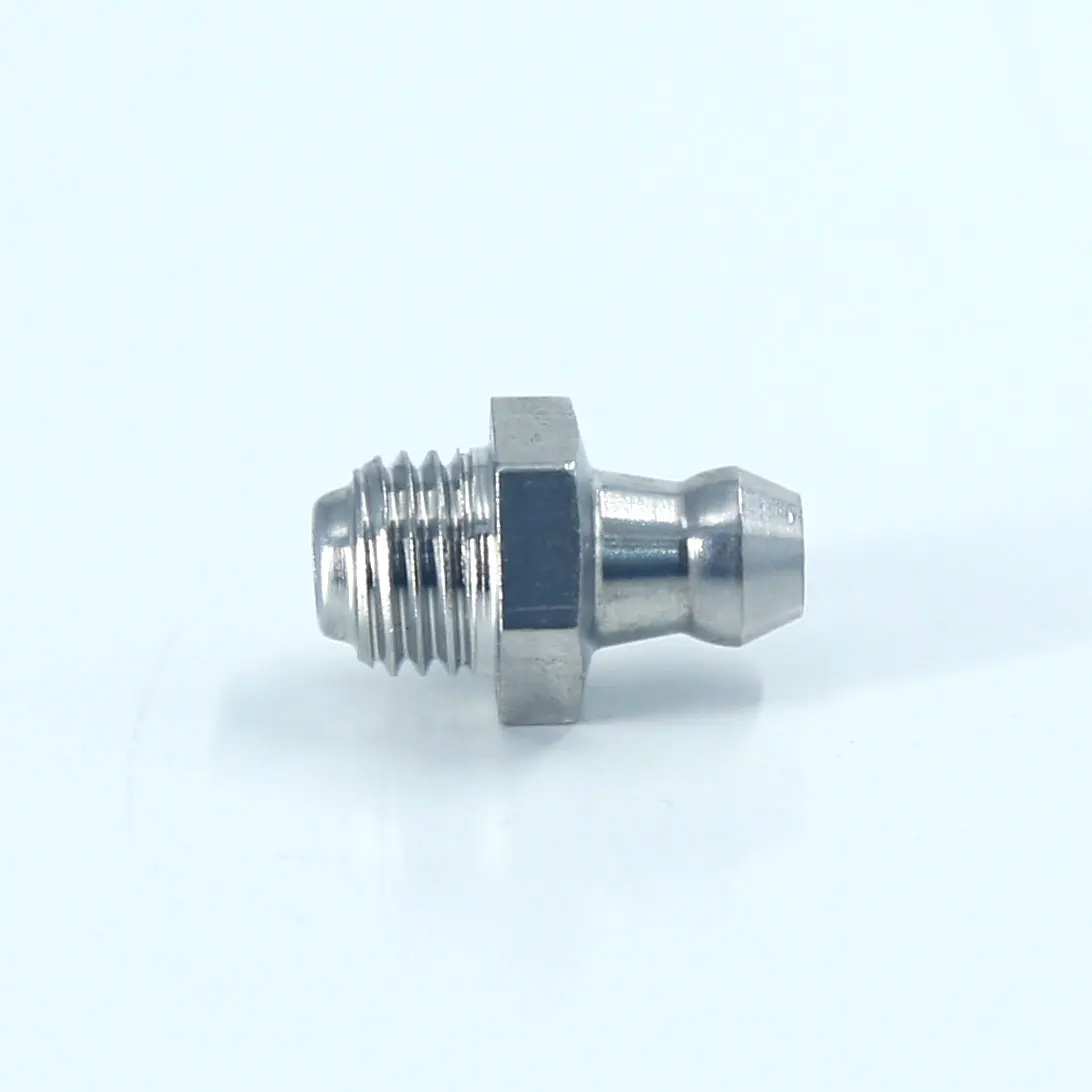 stainsless/carbon steel straight thread head grease nipple grease fitting