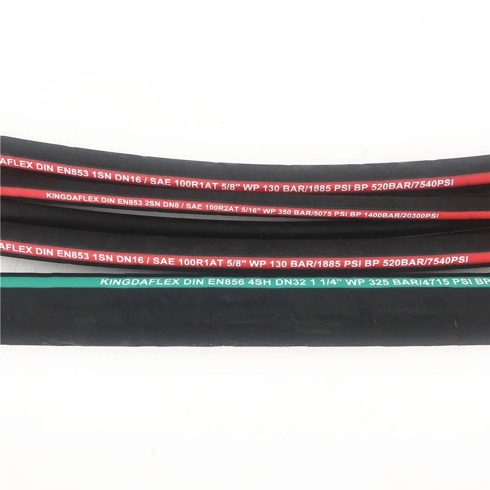 1 Inch Manufactory SAE 100 R1 Smooth Surface High Tensile Steel Braid Hydraulic Oil Hose