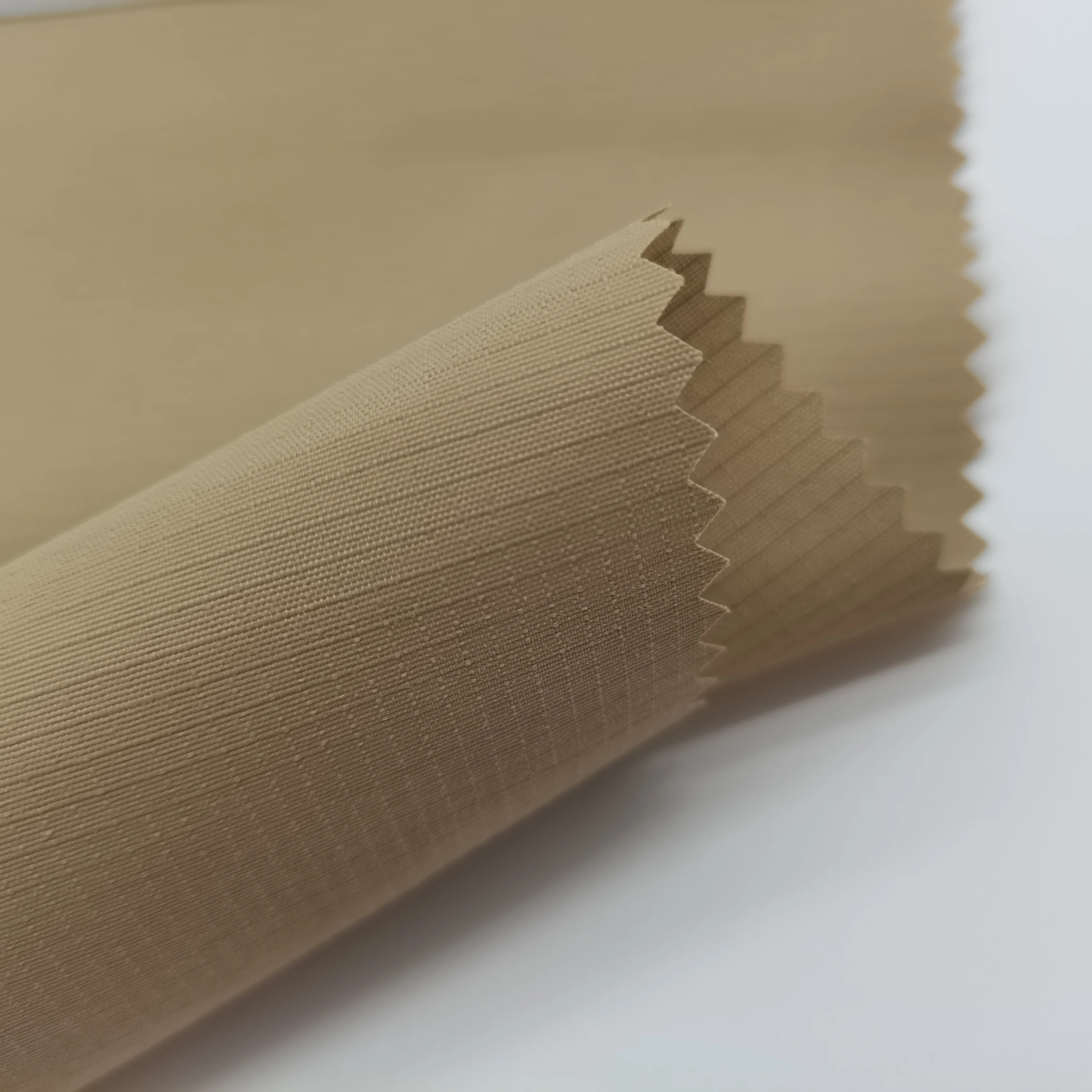 PD + DWR + PU Coated + WS 70D*160D ribstop Taslan Full dull 100%  Nylon Taslan