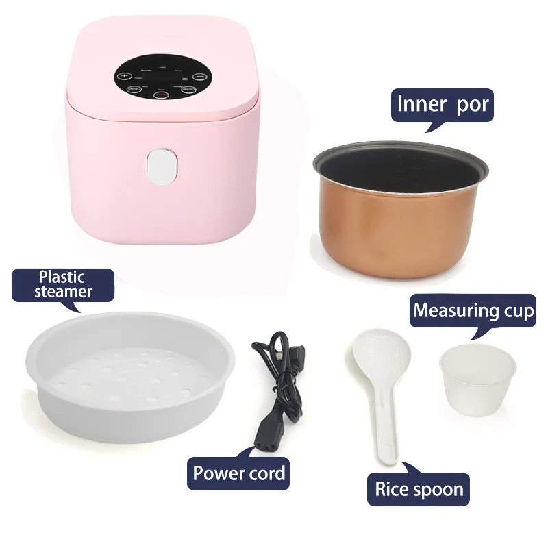 Low energy national electric intelligent cylinder pressure pink color commercial thermal electric multi cooker rice cookers
