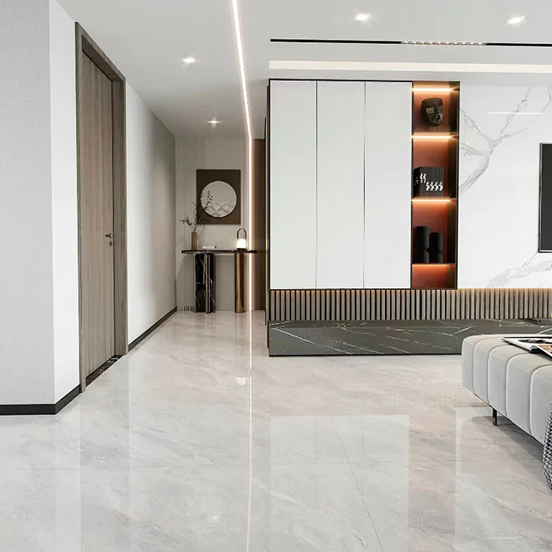 YDSTONE 600x600 Glazed Marble Look Slab Tile Ceramic Wall Tiles Ceramic Flooring Tiles for Floor Ceramic Porcelain Polished