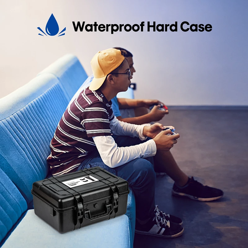 Travel Hard Case Carrying Case for PS5 PlayStation 5 Console Controllers Games Standard Digital Versions Accessories