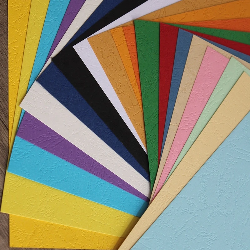 
colorful emboss paper a4 hard for DIY products 