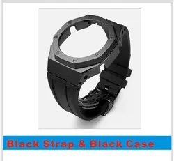 Factory Price Match GA-2100 Silicone Strap Metal watch Case for Gshock ga2100