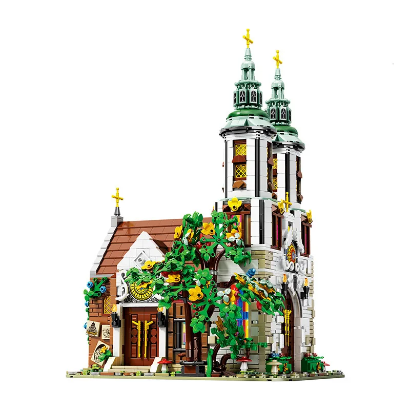 Строительные блоки Reobrix 66023 Св. Эндрю знаменитые модульные здания детские 3306 шт. модель кирпича