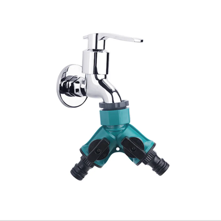 Garden Water Hose Quick Connect Three-Way Valve Disconnect Fittings Accessories Hose Connector T-Joint