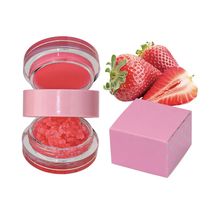 Wholesale Lip Scrub Private Label Organic Sugar Dark Lip Care Exfoliator Turmeric Lightening  lip balm