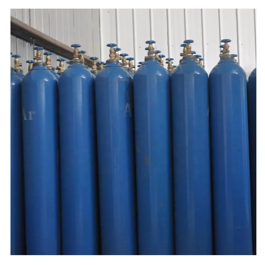 Factory Supply 40l Argon Gas Refill Price 6m3 Capacity Low Prices 99.999% Argon Gas With Cylinder