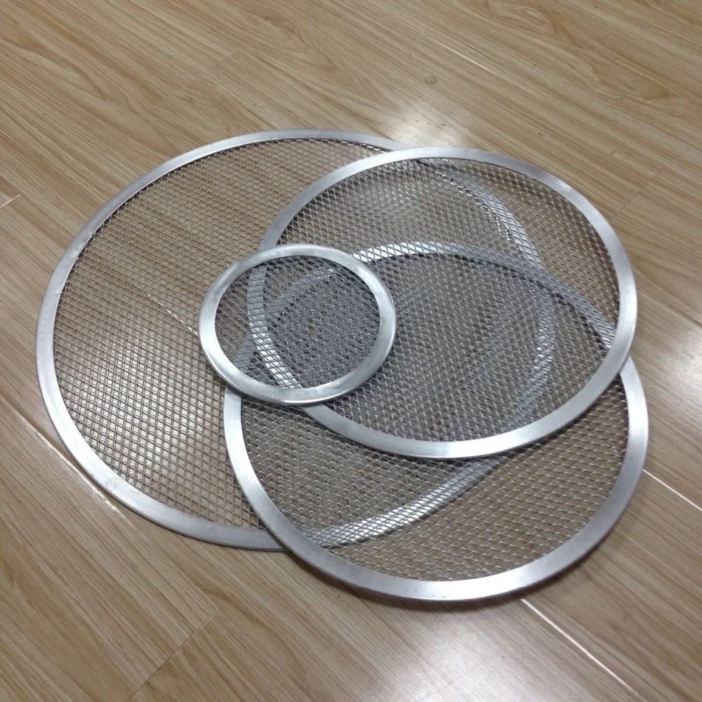 Pizza Oven Pan Accessories for Aluminum Baking Mesh Pizza Screens with different size