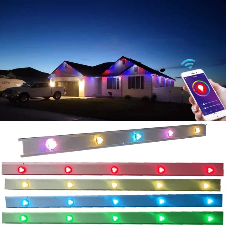 High Quality waterproof ip67 Ws2801 Rgbw permanent 30mm Led Pixel Point Light for house holiday Decoration