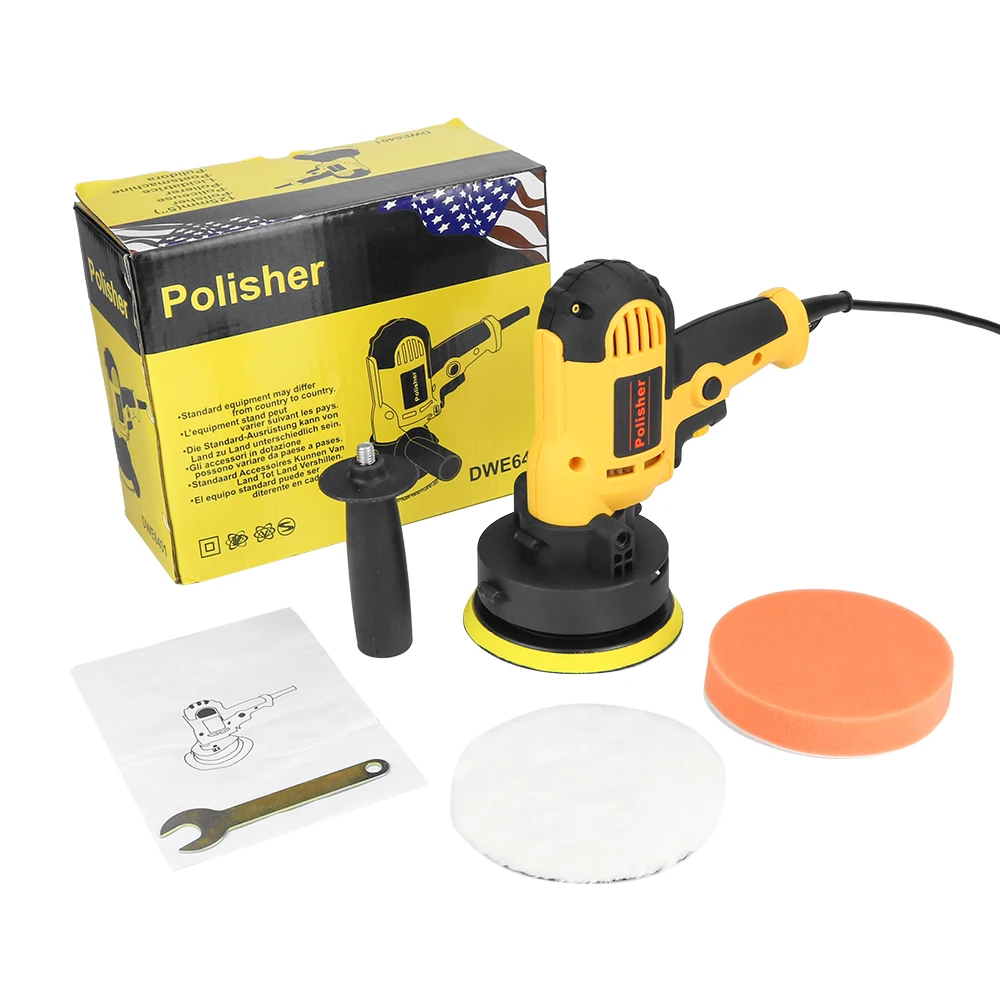  Rechargeable Rotary 700w 110v/220v 600-3700r/min Pure Copper Motor Electric Mini Car Polisher Polishing