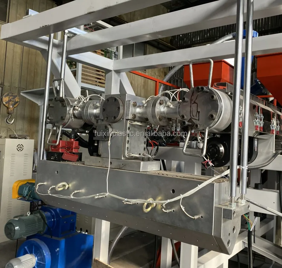 2022 Good price two screw stretch film wrapping film making machine for pallet package