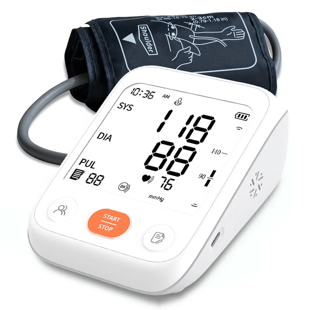 AOJ Medical Products Device OEM Tensiometro Digital BP Monitor BP Apparatus Sphygmomanometer Digital Blood Pressure Monitors