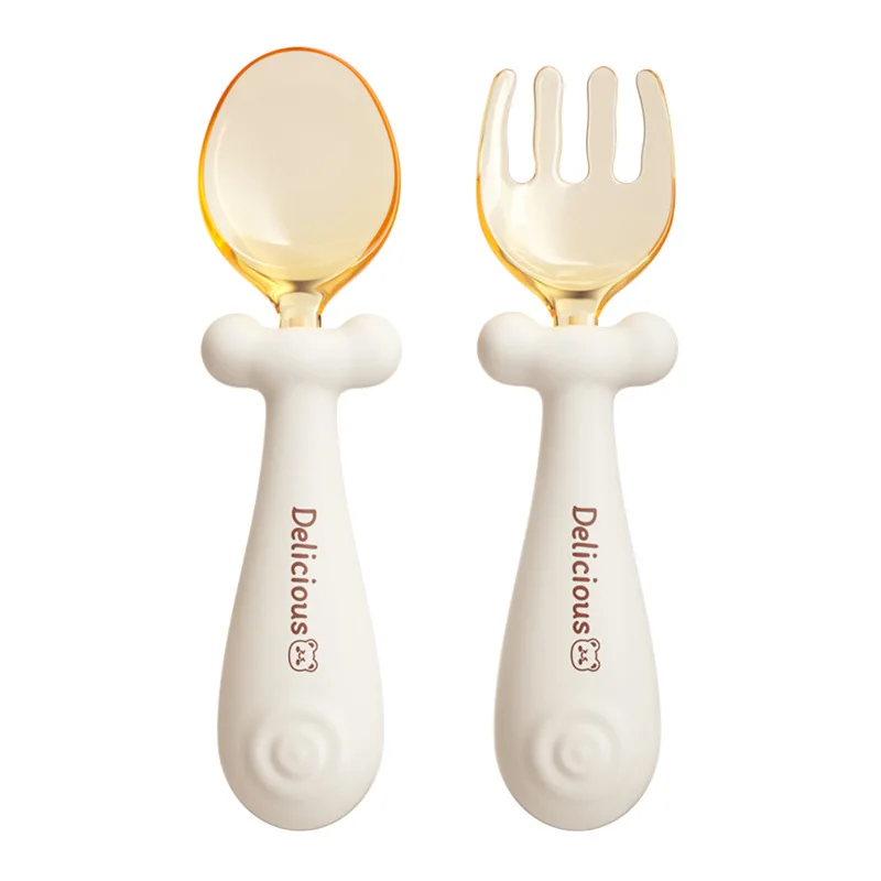 High-quality PPSU Baby Spoon and fork set with PP storage box BPA free ,For Eating Training