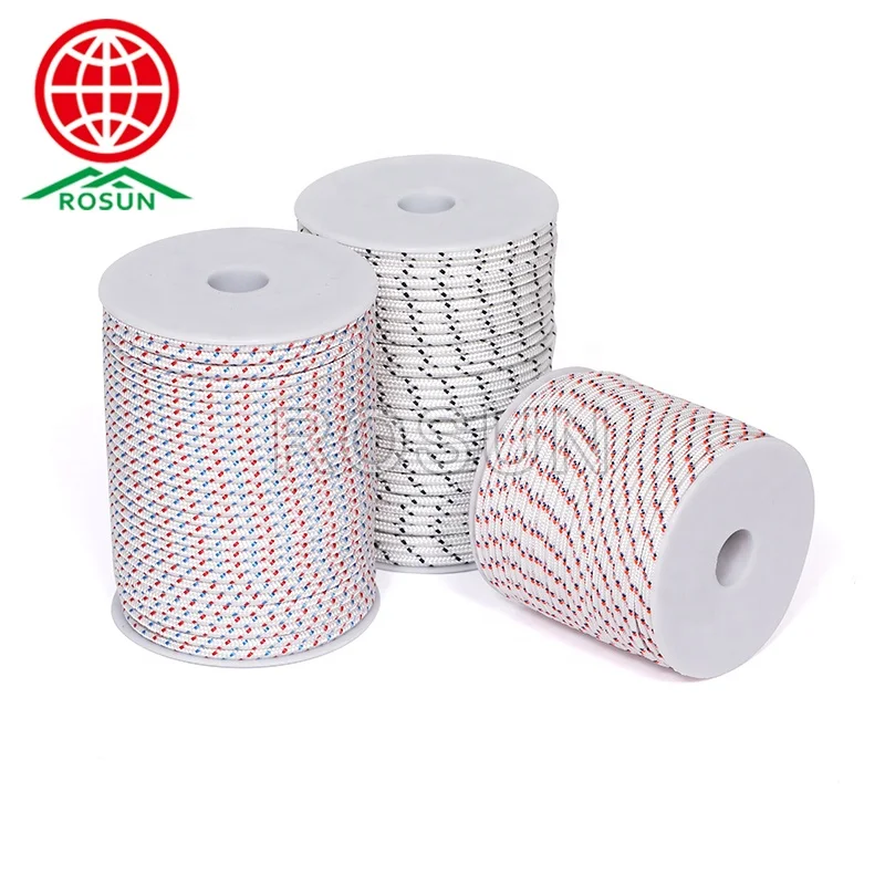 Good Quality Security Gasoline Machine Chainsaw Parts Polyester Braided Recoil Starter Rope