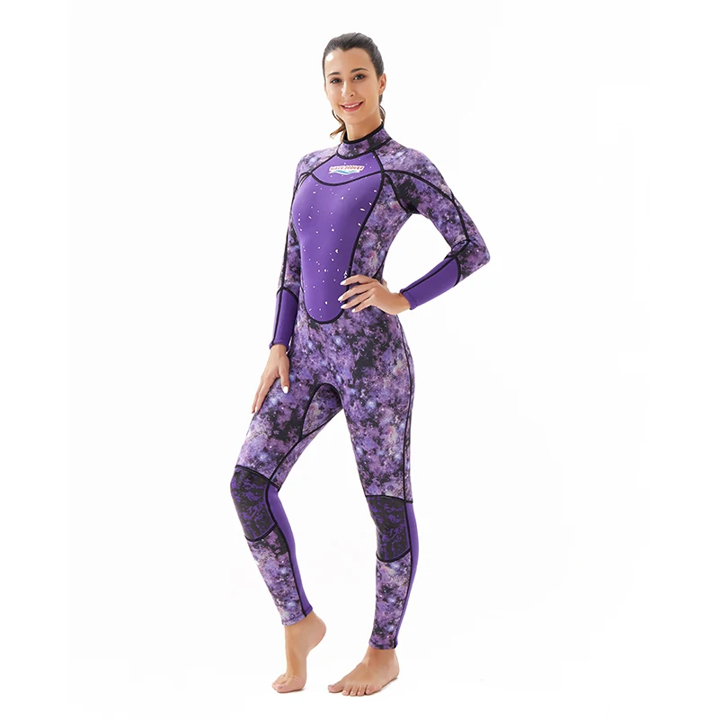 Oem Service 3Mm Neoprene Wet Breathable Nontoxic Sportswear Custom Neoprene Diving Wet Suit Women