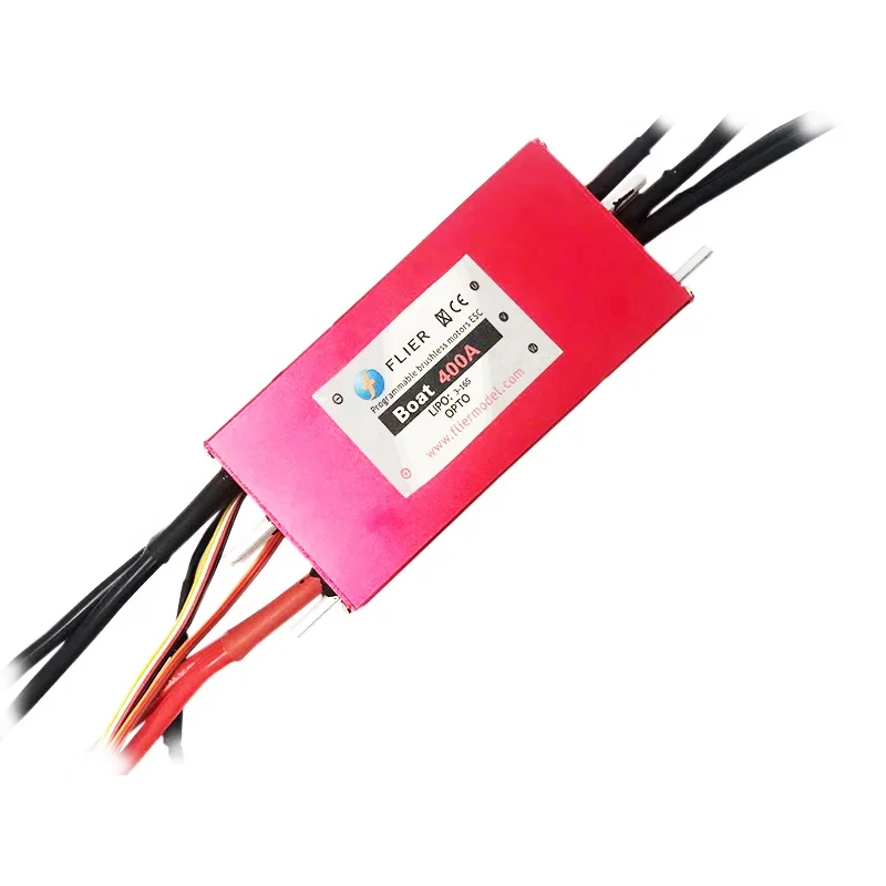 Flier water-proof brushless controller 16S 400A esc for rc boat