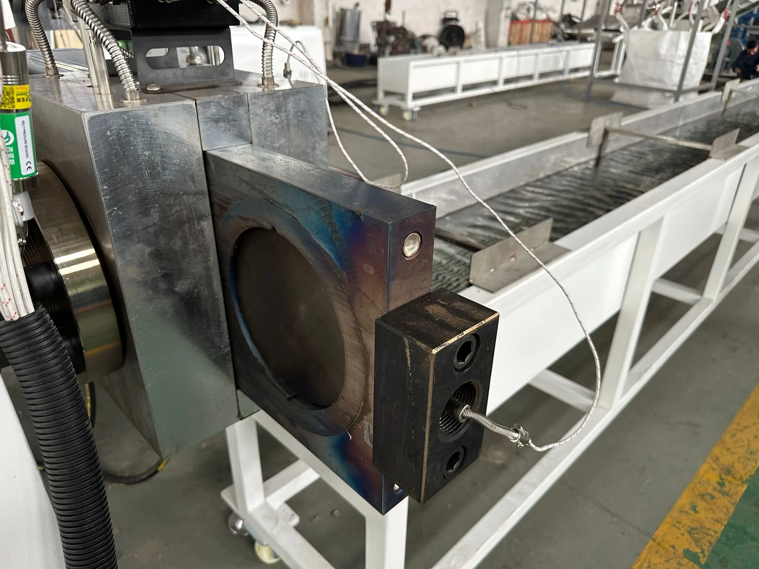 100-1000kg/h PE PP Double Stage Noodle Type Granulator Machine