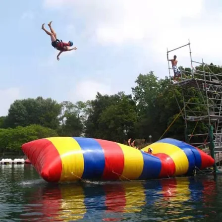 Customized Size Inflatable Water Catapult Blob Jump Bolb Lake Water Sports Blob Inflatable Water Jumping Blob