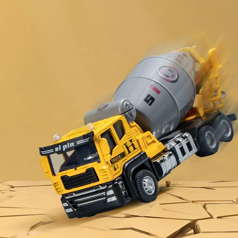 Alloy Engineering Vehicle Diecast Model Truck Pull Back Metal Diecast Model Truck toys for kids